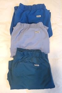 3 pairs GUC Grey's Anatomy Scrub Bottoms